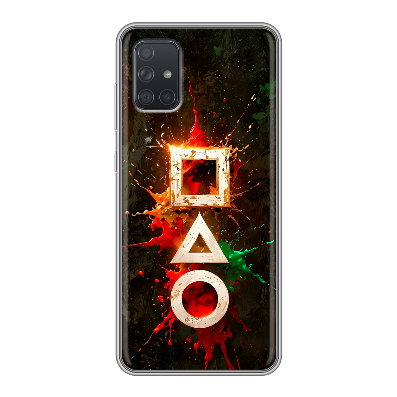 Силиконовый чехол на Samsung Galaxy A71 с принтом Squid Game Игра кальмара Силиконовый чехол на Samsung Galaxy A71 с принтом Squid Game Игра кальмара