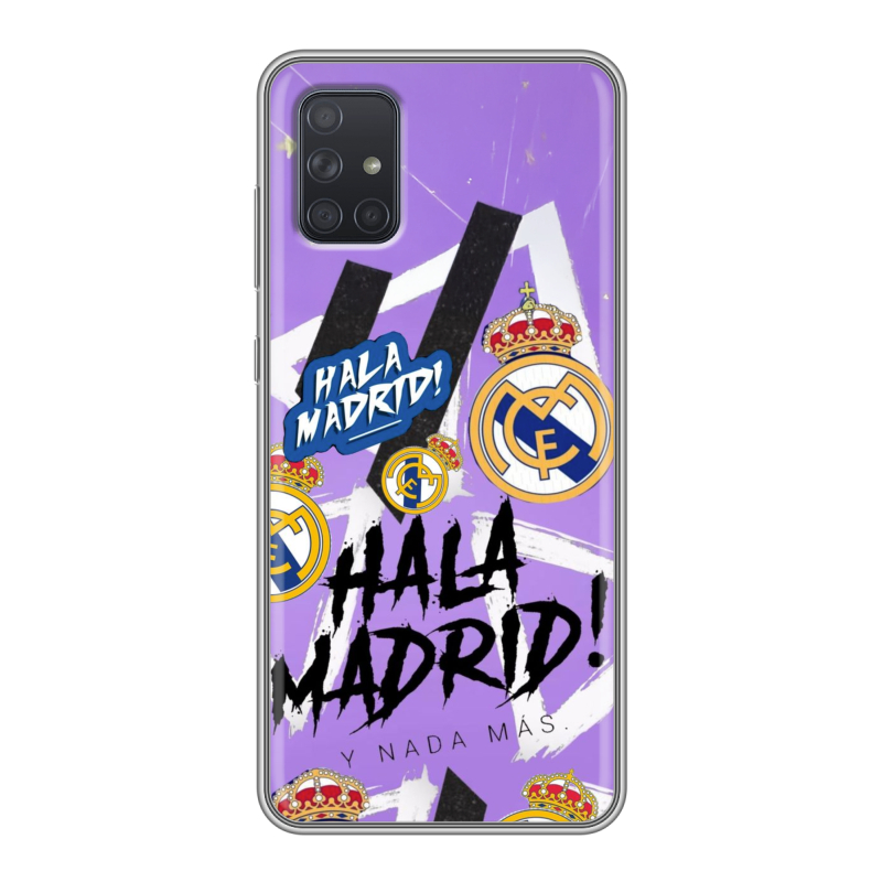 Силиконовый противоударный чехол на Samsung Galaxy A71 с принтом Real Madrid Реал Мадрид Силиконовый противоударный чехол на Samsung Galaxy A71 с принтом Real Madrid Реал Мадрид
