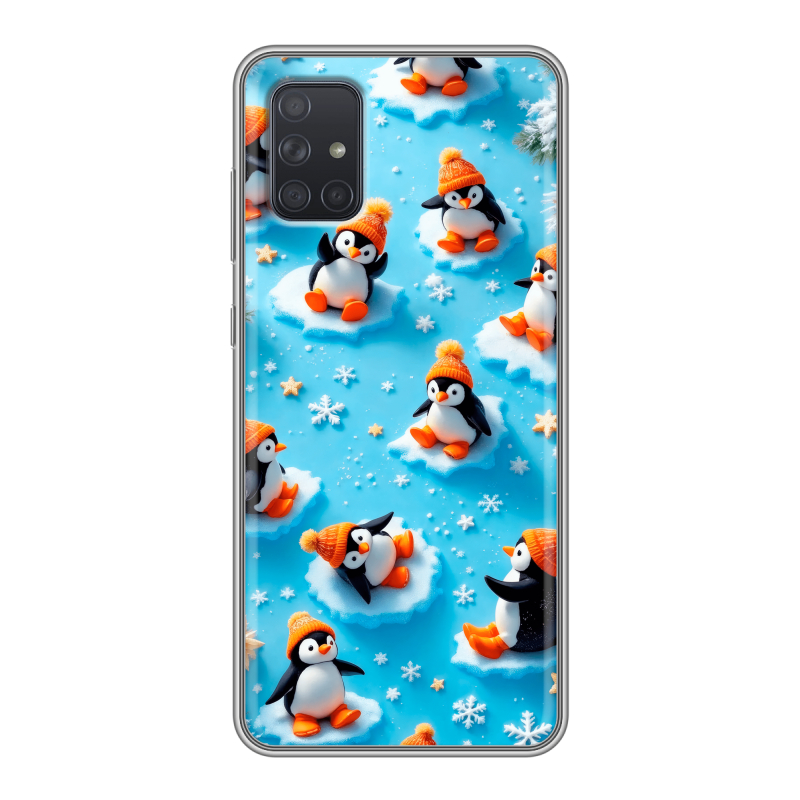 Силиконовый чехол на Samsung Galaxy A71 с принтом Новый год Силиконовый чехол на Samsung Galaxy A71 с принтом Новый год