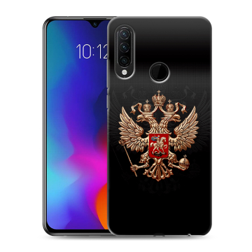 Силиконовый противоударный чехол на Lenovo K10 Note с принтом Герб России Силиконовый противоударный чехол на Lenovo K10 Note с принтом Герб России