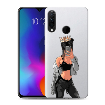 Силиконовый противоударный чехол на Lenovo K10 Note с принтом Женские принты