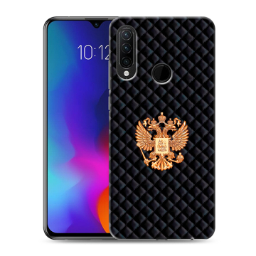 Силиконовый противоударный чехол на Lenovo K10 Note с принтом Герб России принт