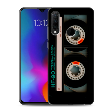 Силиконовый противоударный чехол на Lenovo K10 Note с принтом Кассета
