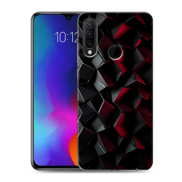 Силиконовый противоударный чехол на Lenovo K10 Note с принтом Абстракция