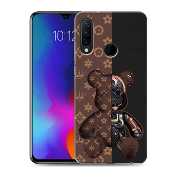 Силиконовый противоударный чехол на Lenovo K10 Note с принтом Луи робот