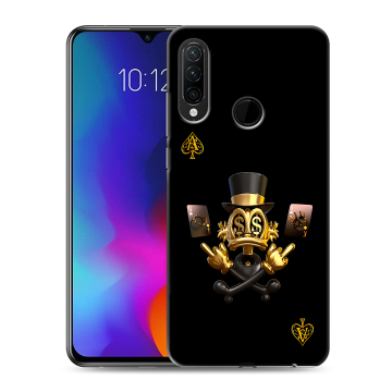 Силиконовый противоударный чехол на Lenovo K10 Note с принтом Золотой скрудж макдак Силиконовый противоударный чехол на Lenovo K10 Note с принтом Золотой скрудж макдак
