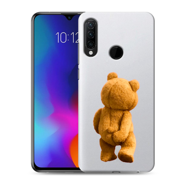 Силиконовый противоударный чехол на Lenovo K10 Note с принтом Медведь