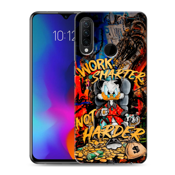 Силиконовый противоударный чехол на Lenovo K10 Note с принтом Дональд Дак Деньги