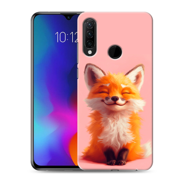 Силиконовый противоударный чехол на Lenovo K10 Note с принтом милая лиса