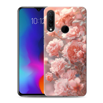 Силиконовый противоударный чехол на Lenovo K10 Note с принтом Розовые розы
