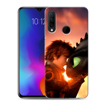 Силиконовый противоударный чехол на Lenovo K10 Note с принтом Как приручить дракона Силиконовый противоударный чехол на Lenovo K10 Note с принтом Как приручить дракона