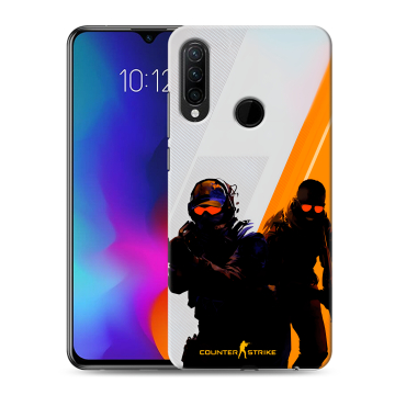Силиконовый противоударный чехол на Lenovo K10 Note с принтом Контер страйк Counter strike Силиконовый противоударный чехол на Lenovo K10 Note с принтом Контер страйк Counter strike