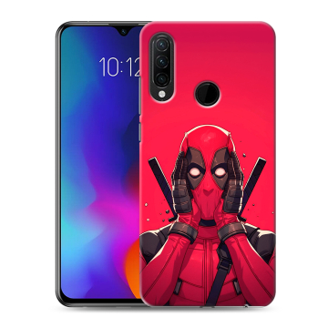 Силиконовый противоударный чехол на Lenovo K10 Note с принтом Дедпул Deadpool Силиконовый противоударный чехол на Lenovo K10 Note с принтом Дедпул Deadpool
