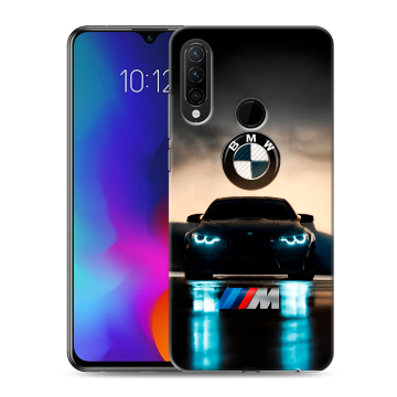 Силиконовый противоударный чехол на Lenovo K10 Note с принтом БМВ BMW