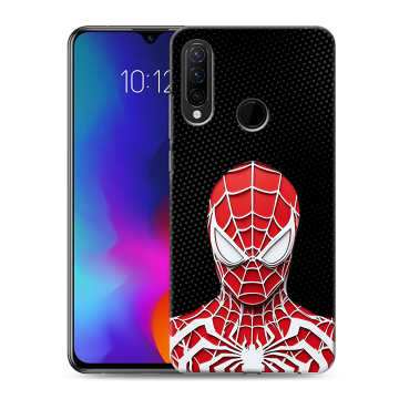 Силиконовый противоударный чехол на Lenovo K10 Note с принтом человек паук spiderman Силиконовый противоударный чехол на Lenovo K10 Note с принтом человек паук spiderman