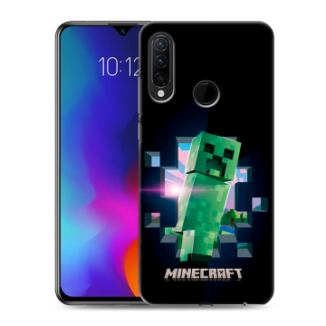 Силиконовый противоударный чехол на Lenovo K10 Note с принтом Майнкрафт Minecraft