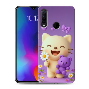 Силиконовый противоударный чехол на Lenovo K10 Note с принтом для девочек