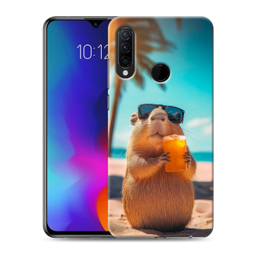 Силиконовый противоударный чехол на Lenovo K10 Note с принтом Капибара Силиконовый противоударный чехол на Lenovo K10 Note с принтом Капибара