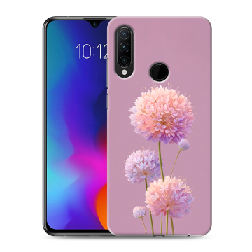 Силиконовый противоударный чехол на Lenovo K10 Note с принтом Цветы