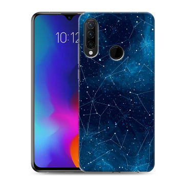 Силиконовый противоударный чехол на Lenovo K10 Note с принтом Космос звезды Силиконовый противоударный чехол на Lenovo K10 Note с принтом Космос звезды