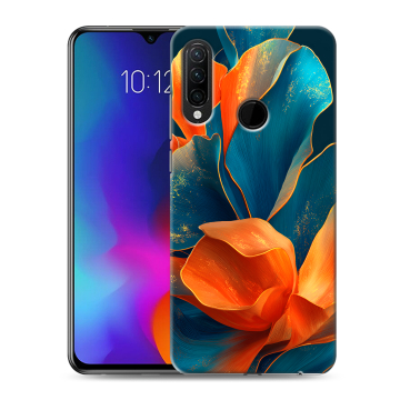 Силиконовый противоударный чехол на Lenovo K10 Note с принтом Цветы Силиконовый противоударный чехол на Lenovo K10 Note с принтом Цветы