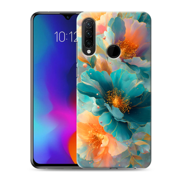 Силиконовый противоударный чехол на Lenovo K10 Note с принтом Цветы Силиконовый противоударный чехол на Lenovo K10 Note с принтом Цветы