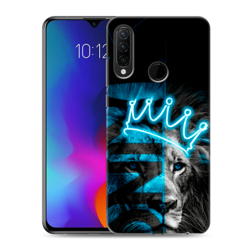Силиконовый противоударный чехол на Lenovo K10 Note с принтом Король лев