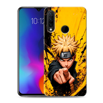 Силиконовый противоударный чехол на Lenovo K10 Note с принтом Naruto Наруто
