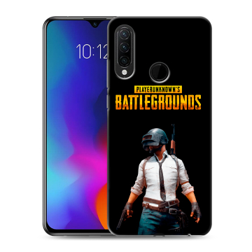 Силиконовый противоударный чехол на Lenovo K10 Note с принтом PUGB ПАГБ