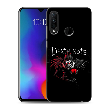 Силиконовый противоударный чехол на Lenovo K10 Note с принтом Death note Тетрадь смерти
