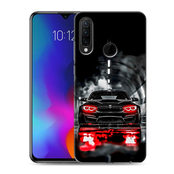 Силиконовый противоударный чехол на Lenovo K10 Note с принтом BMW БМВ