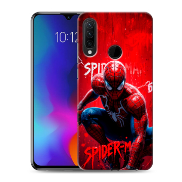 Силиконовый противоударный чехол на Lenovo K10 Note с принтом Spiderman Человек паук
