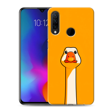 Силиконовый противоударный чехол на Lenovo K10 Note с принтом Смешная утка