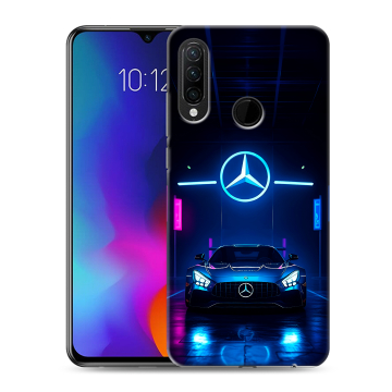 Силиконовый противоударный чехол на Lenovo K10 Note с принтом Mercedes Мерседес