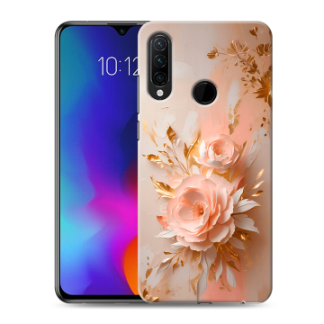 Силиконовый противоударный чехол на Lenovo K10 Note с принтом женский