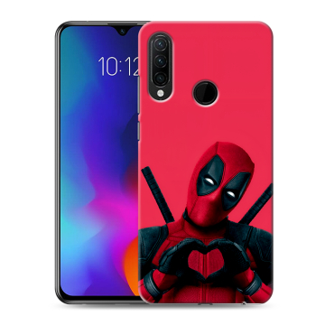 Силиконовый противоударный чехол на Lenovo K10 Note с принтом Дедпул Deadpool Силиконовый противоударный чехол на Lenovo K10 Note с принтом Дедпул Deadpool