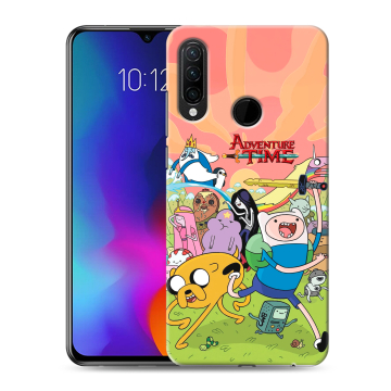 Силиконовый противоударный чехол на Lenovo K10 Note с принтом Adventure time Время приключений