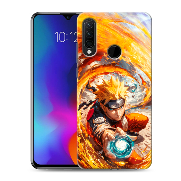 Силиконовый противоударный чехол на Lenovo K10 Note с принтом Аниме Наруто Naruto