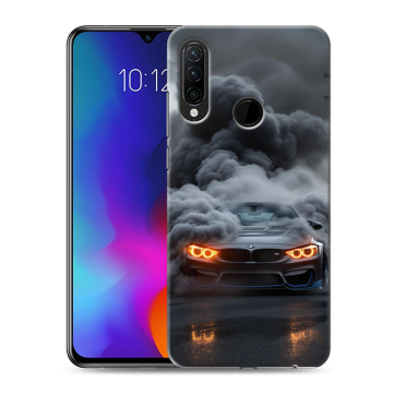 Силиконовый противоударный чехол на Lenovo K10 Note с принтом BMW БМВ