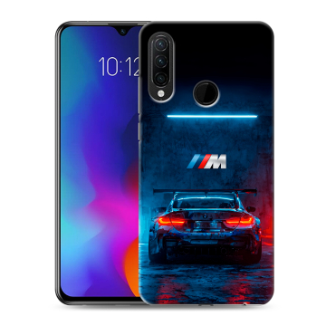 Силиконовый противоударный чехол на Lenovo K10 Note с принтом BMW БМВ