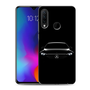 Силиконовый противоударный чехол на Lenovo K10 Note с принтом Mercedes Мерседес