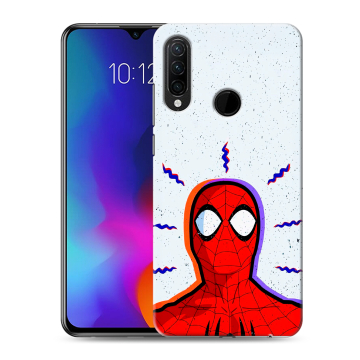 Силиконовый противоударный чехол на Lenovo K10 Note с принтом Spiderman Человек паук