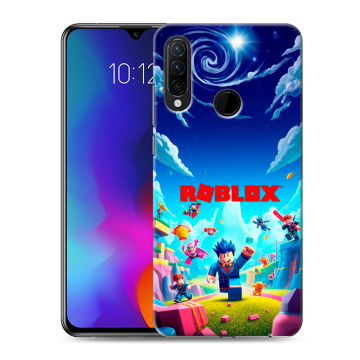 Силиконовый противоударный чехол на Lenovo K10 Note с принтом Roblox Роблокс Силиконовый противоударный чехол на Lenovo K10 Note с принтом Roblox Роблокс