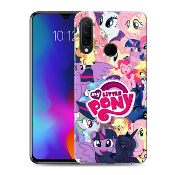 Силиконовый противоударный чехол на Lenovo K10 Note с принтом My little pony Дружба чудо
