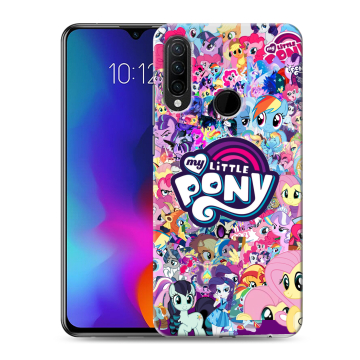 Силиконовый противоударный чехол на Lenovo K10 Note с принтом My little pony Дружба чудо