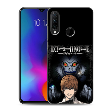 Силиконовый противоударный чехол на Lenovo K10 Note с принтом Death note Тетрадь смерти