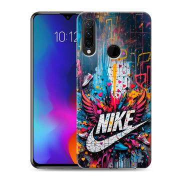 Силиконовый противоударный чехол на Lenovo K10 Note с принтом Nike Найк Силиконовый противоударный чехол на Lenovo K10 Note с принтом Nike Найк