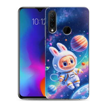 Силиконовый противоударный чехол на Lenovo K10 Note с принтом Labubu Лабубу