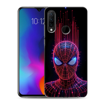 Силиконовый противоударный чехол на Lenovo K10 Note с принтом Spiderman Человек паук