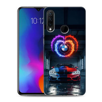 Силиконовый противоударный чехол на Lenovo K10 Note с принтом BMW БМВ
